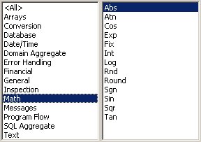 Access VBA kursus - indbyggede VBA funktioner, math- fjernundervisning