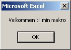 Excel VBA kursus - brug af msgbox- fjernundervisning