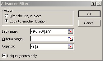 Excel VBA kursus - Avanceret filter